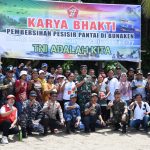 Peduli Lingkungan, Lantamal VIII Bersih-bersih Pantai dan Laut Bunaken